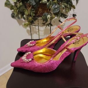 J Renee' Shoes -Fuscia Size 10M